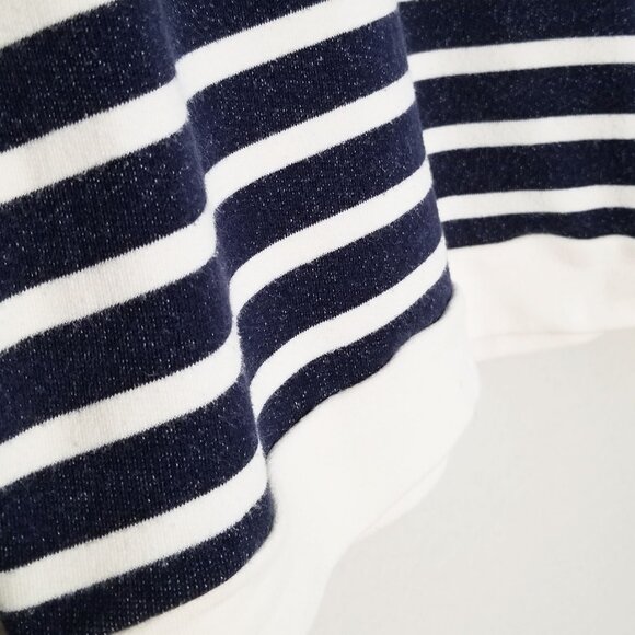 Comptoir Des Cotonniers  Striped Crewneck Pullover Jumper Sweatshirt XS Cotton - Picture 7 of 14
